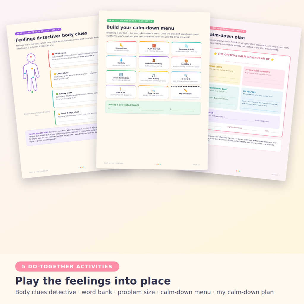 The Big Feelings Workbook: Help Your Child Identify & Regulate Emotions