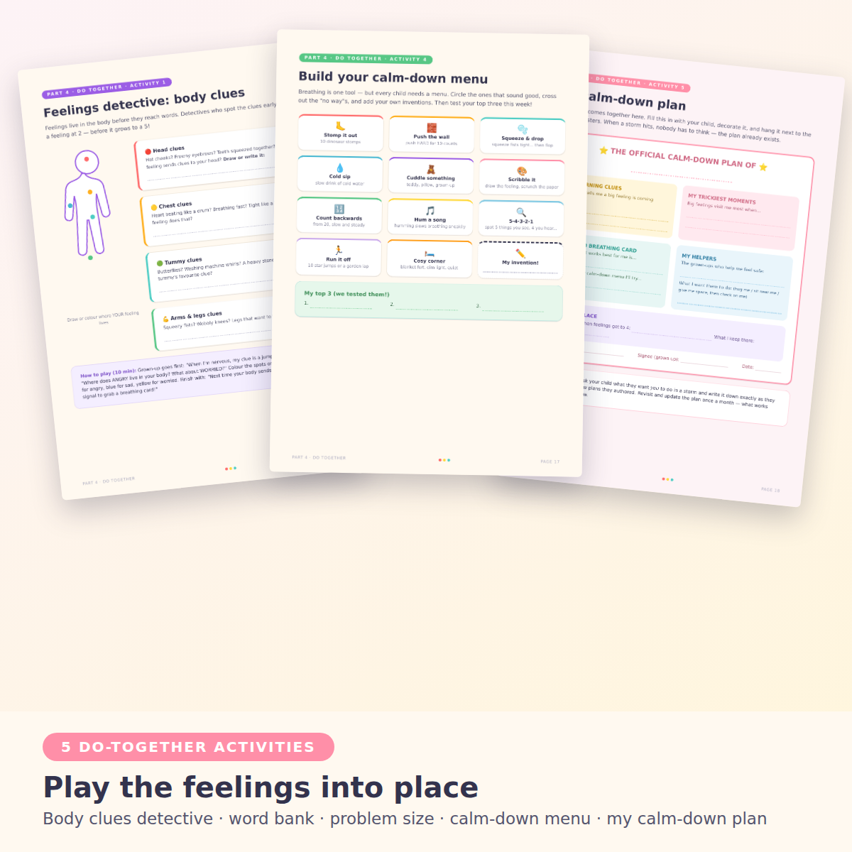 The Big Feelings Workbook: Help Your Child Identify & Regulate Emotions