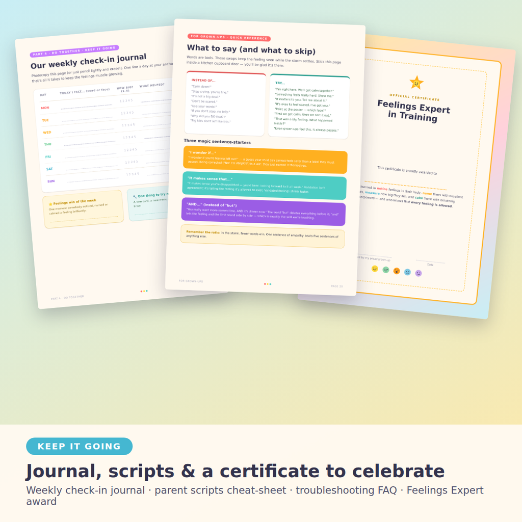 The Big Feelings Workbook: Help Your Child Identify & Regulate Emotions