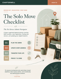 The Solo Move Checklist | Moving Admin & Relocation Planner
