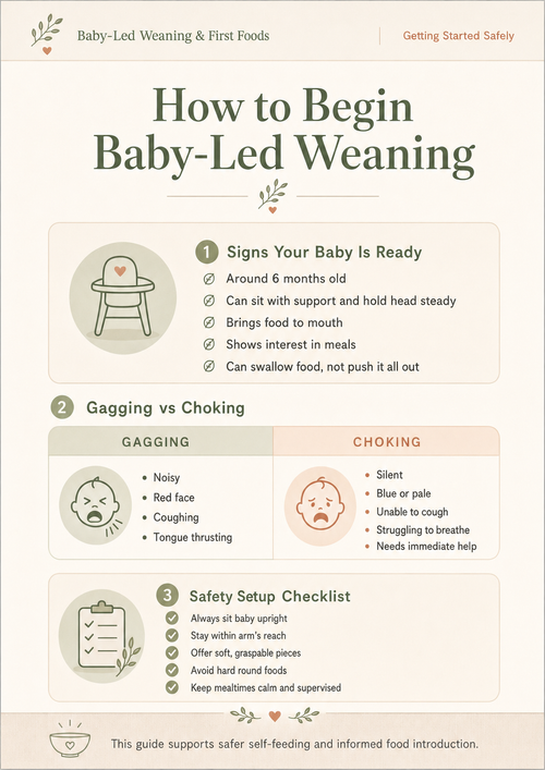 Baby-Led Weaning & First Foods: The Safety & Allergy Guide