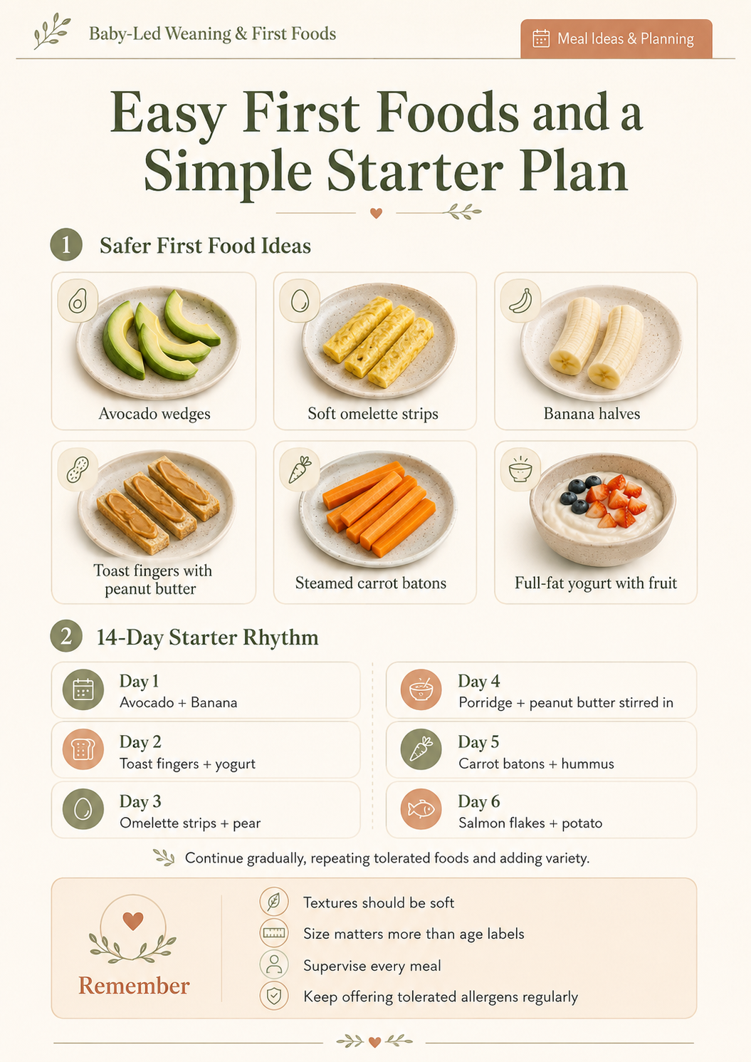 Baby-Led Weaning & First Foods: The Safety & Allergy Guide