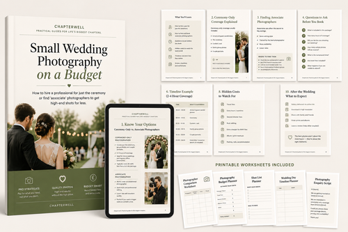 Small Wedding Photography on a Budget: Get Professional Photos for Less