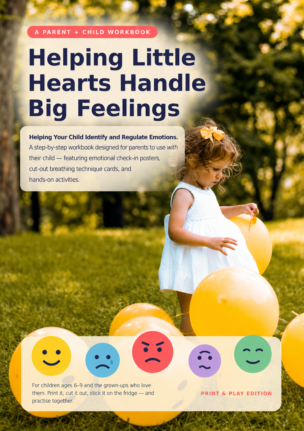 The Big Feelings Workbook: Help Your Child Identify & Regulate Emotions