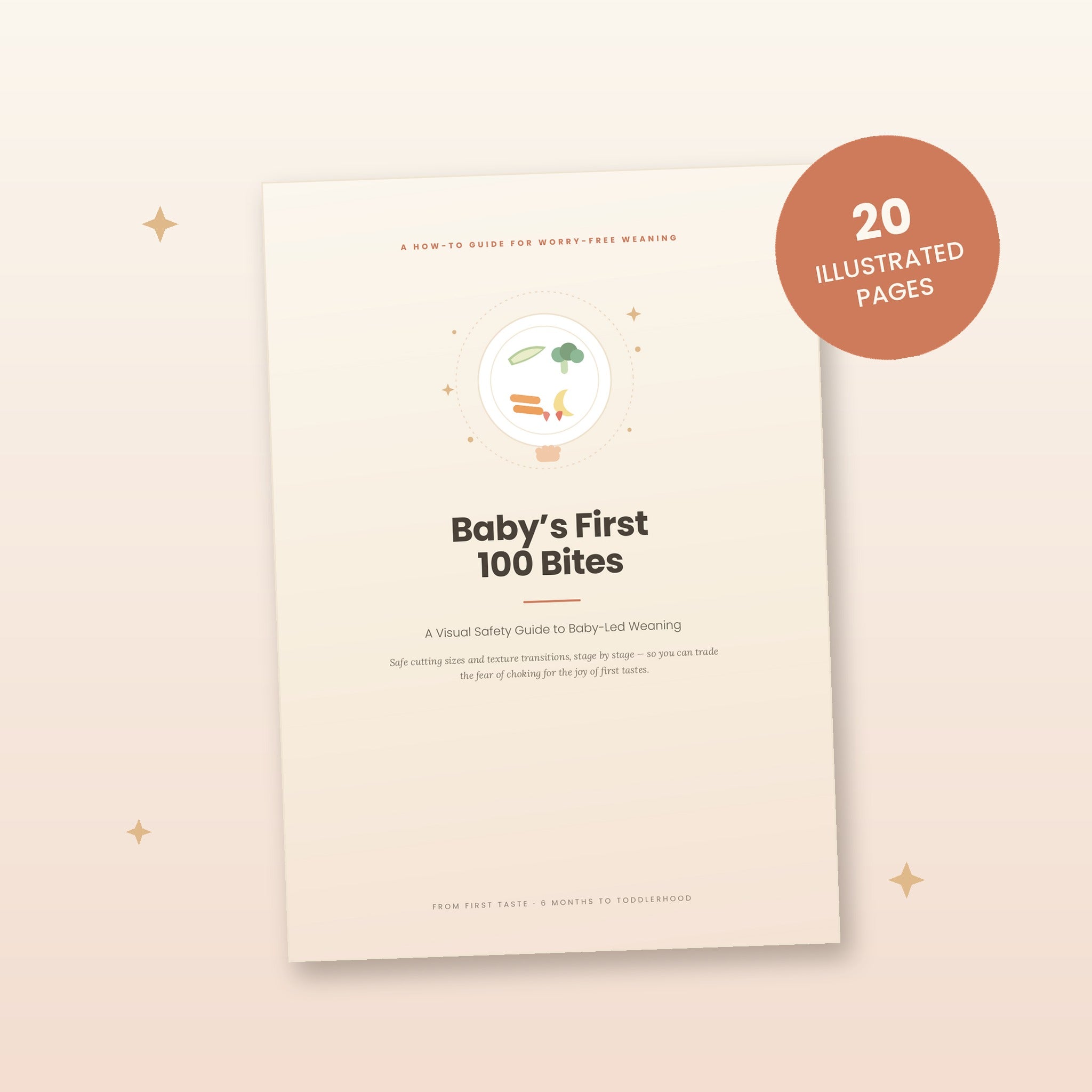 Baby's First 100 Bites: A Visual Safety Guide to Baby-Led Weaning